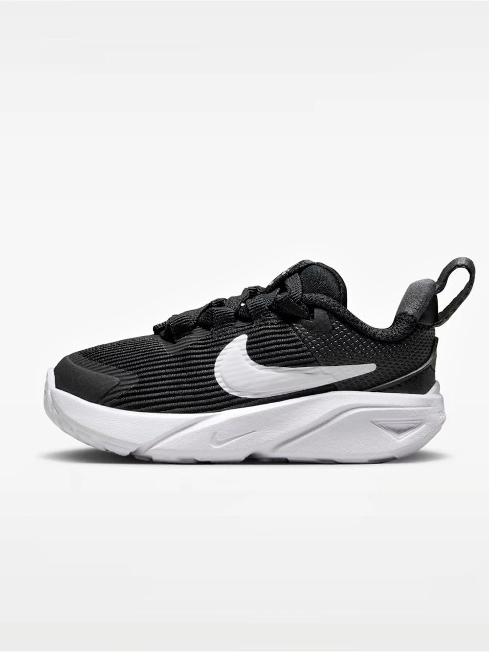 Nike Star Runner 4 NN (TD) Kids Sneakers Black & White US 10C